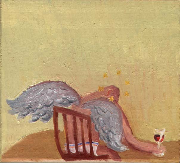 Oliver Wetterauer o.T. (Das Rotweinglas) // Untitled (The glass of red wine)
